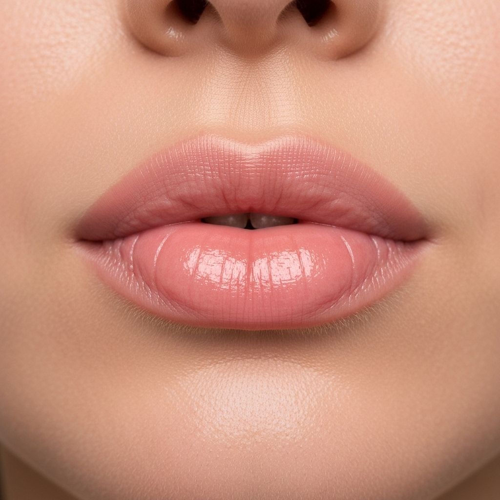 Depois - Preenchimento Labial